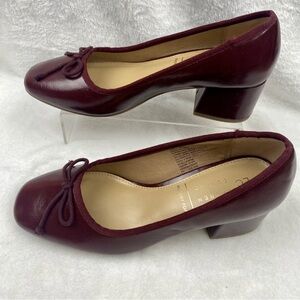 Lauren Conrad Shoes Womens 7 M Slip On Noelle Wine Round Toe Casual Comfort